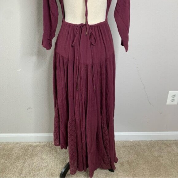 NWOT Free People Sea Me Open Back Maxi Dress - Picture 12 of 14